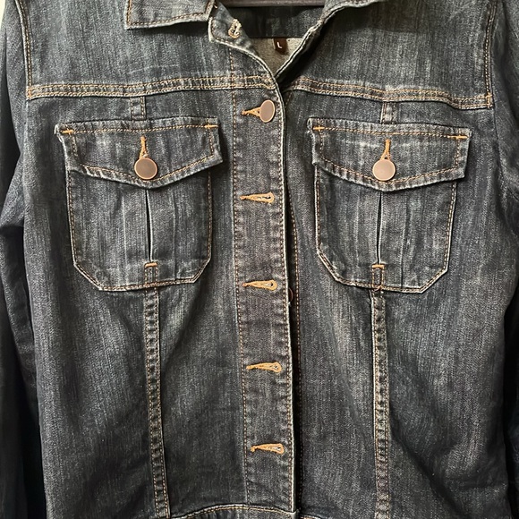 Dark denim jean jacket - Picture 3 of 3